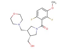 [(3R*,4R*)-1-(2,6-difluoro-3-methoxybenzoyl)-4-(morpholin-4-ylmethyl)pyrrolidin-3-yl]methanol