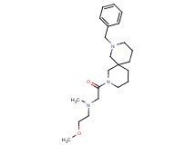 2-(8-benzyl-2,8-diazaspiro[5.5]undec-2-yl)-N-(2-methoxyethyl)-N-methyl-2-oxoethanamine