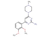4-(2,3-dimethoxyphenyl)-6-(4-methylpiperazin-1-yl)pyrimidin-2-amine