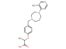 2-(4-{[4-(3-methyl-4-pyridinyl)-1,4-diazepan-1-yl]methyl}phenoxy)propanoic acid