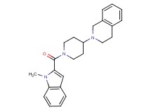 2-{1-[(1-methyl-1H-indol-2-yl)carbonyl]-4-piperidinyl}-1,2,3,4-tetrahydroisoquinoline
