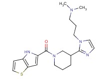 N,N-dimethyl-3-{2-[1-(4H-thieno[3,2-b]pyrrol-5-ylcarbonyl)piperidin-3-yl]-1H-imidazol-1-yl}propan-1-amine