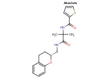N-(2-{[(2R)-3,4-dihydro-2H-chromen-2-ylmethyl]amino}-1,1-dimethyl-2-oxoethyl)thiophene-2-carboxamide