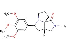 (3aS*,5S*,9aS*)-2-methyl-5-(3,4,5-trimethoxyphenyl)hexahydro-7H-pyrrolo[3,4-g]pyrrolizin-1(2H)-one