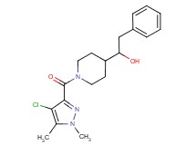 1-{1-[(4-chloro-1,5-dimethyl-1H-pyrazol-3-yl)carbonyl]-4-piperidinyl}-2-phenylethanol