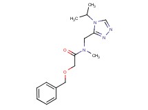 2-(benzyloxy)-N-[(4-isopropyl-4H-1,2,4-triazol-3-yl)methyl]-N-methylacetamide