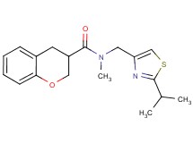N-[(2-isopropyl-1,3-thiazol-4-yl)methyl]-N-methylchromane-3-carboxamide