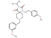3-isopropyl-8-(3-methoxybenzyl)-1-[2-(4-methoxyphenyl)ethyl]-1,3,8-triazaspiro[4.5]decane-2,4-dione