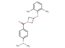 (4-{[3-(2,6-dimethylphenoxy)-1-azetidinyl]carbonyl}phenyl)dimethylamine
