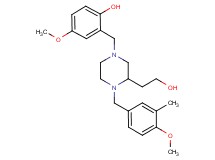 2-{[3-(2-hydroxyethyl)-4-(4-methoxy-3-methylbenzyl)-1-piperazinyl]methyl}-4-methoxyphenol
