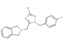 2-{[1-(4-fluorobenzyl)-1H-1,2,4-triazol-5-yl]methyl}isoindoline