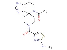 4-[(5-acetyl-1,5,6,7-tetrahydro-1'H-spiro[imidazo[4,5-c]pyridine-4,4'-piperidin]-1'-yl)carbonyl]-N-methyl-1,3-thiazol-2-amine