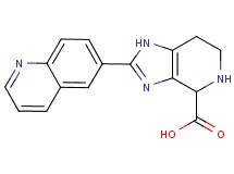 2-quinolin-6-yl-4,5,6,7-tetrahydro-1H-imidazo[4,5-c]pyridine-4-carboxylic acid