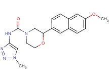 2-(6-methoxy-2-naphthyl)-N-(1-methyl-1H-1,2,3-triazol-4-yl)morpholine-4-carboxamide