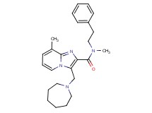 3-(1-azepanylmethyl)-N,8-dimethyl-N-(2-phenylethyl)imidazo[1,2-a]pyridine-2-carboxamide