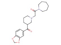 [1-(2-azepan-1-yl-2-oxoethyl)piperidin-3-yl](1,3-benzodioxol-5-yl)methanone