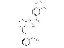 4-methoxy-N-({1-[2-(2-methoxyphenyl)ethyl]-3-piperidinyl}methyl)-N,3-dimethylbenzamide
