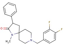 8-(3,4-difluorobenzyl)-1-methyl-3-phenyl-1,8-diazaspiro[4.5]decan-2-one