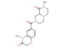 2-methyl-8-[(4-methyl-3-oxo-3,4-dihydro-2H-1,4-benzoxazin-6-yl)carbonyl]hexahydro-2H-pyrazino[1,2-a]pyrazin-1(6H)-one