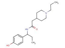 N-[1-(4-hydroxyphenyl)propyl]-2-(1-propyl-4-piperidinyl)acetamide
