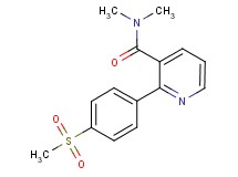 N,N-dimethyl-2-[4-(methylsulfonyl)phenyl]nicotinamide
