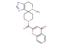 2-[(5-methyl-1,5,6,7-tetrahydro-1'H-spiro[imidazo[4,5-c]pyridine-4,4'-piperidin]-1'-yl)carbonyl]-4H-chromen-4-one