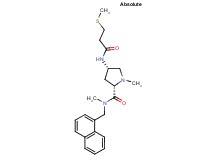 (2S,4S)-N,1-dimethyl-4-{[3-(methylthio)propanoyl]amino}-N-(1-naphthylmethyl)pyrrolidine-2-carboxamide