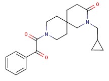 2-(cyclopropylmethyl)-9-[oxo(phenyl)acetyl]-2,9-diazaspiro[5.5]undecan-3-one