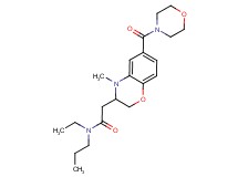 N-ethyl-2-[4-methyl-6-(morpholin-4-ylcarbonyl)-3,4-dihydro-2H-1,4-benzoxazin-3-yl]-N-propylacetamide