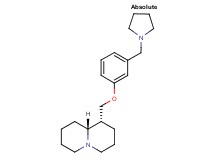(1R,9aR)-1-{[3-(1-pyrrolidinylmethyl)phenoxy]methyl}octahydro-2H-quinolizine