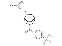 4-{[(1R*,5R*)-6-(3-methylbut-2-en-1-yl)-3,6-diazabicyclo[3.2.2]non-3-yl]carbonyl}benzenesulfonamide