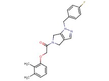 5-[(2,3-dimethylphenoxy)acetyl]-1-(4-fluorobenzyl)-1,4,5,6-tetrahydropyrrolo[3,4-c]pyrazole