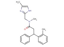 N-methyl-N-[(4-methyl-1H-imidazol-2-yl)methyl]-3-(2-methylphenyl)-3-phenylpropanamide