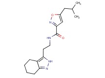 5-isobutyl-N-[2-(4,5,6,7-tetrahydro-2H-indazol-3-yl)ethyl]isoxazole-3-carboxamide