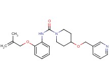 N-{2-[(2-methylprop-2-en-1-yl)oxy]phenyl}-4-(pyridin-3-ylmethoxy)piperidine-1-carboxamide