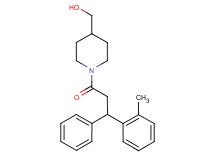 {1-[3-(2-methylphenyl)-3-phenylpropanoyl]-4-piperidinyl}methanol