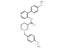1-(4-methoxybenzyl)-N-(4'-methoxy-2-biphenylyl)-3-piperidinecarboxamide