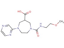 1-{[(2-methoxyethyl)amino]carbonyl}-4-pyrazin-2-yl-1,4-diazepane-6-carboxylic acid