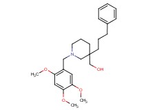 [3-(3-phenylpropyl)-1-(2,4,5-trimethoxybenzyl)-3-piperidinyl]methanol