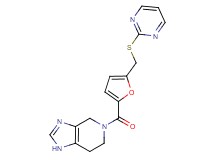 5-{5-[(pyrimidin-2-ylthio)methyl]-2-furoyl}-4,5,6,7-tetrahydro-1H-imidazo[4,5-c]pyridine