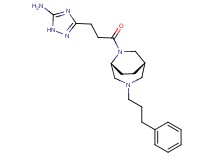 3-{3-oxo-3-[(1S*,5R*)-3-(3-phenylpropyl)-3,6-diazabicyclo[3.2.2]non-6-yl]propyl}-1H-1,2,4-triazol-5-amine