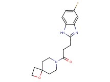 5-fluoro-2-[3-(1-oxa-7-azaspiro[3.5]non-7-yl)-3-oxopropyl]-1H-benzimidazole