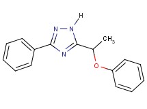 5-(1-phenoxyethyl)-3-phenyl-1H-1,2,4-triazole