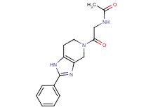 N-[2-oxo-2-(2-phenyl-1,4,6,7-tetrahydro-5H-imidazo[4,5-c]pyridin-5-yl)ethyl]acetamide