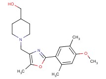(1-{[2-(4-methoxy-2,5-dimethylphenyl)-5-methyl-1,3-oxazol-4-yl]methyl}piperidin-4-yl)methanol