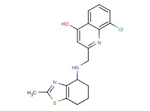 8-chloro-2-{[(2-methyl-4,5,6,7-tetrahydro-1,3-benzothiazol-4-yl)amino]methyl}quinolin-4-ol
