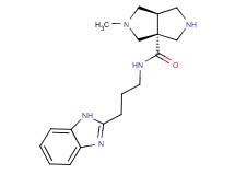 (3aR*,6aR*)-N-[3-(1H-benzimidazol-2-yl)propyl]-2-methylhexahydropyrrolo[3,4-c]pyrrole-3a(1H)-carboxamide