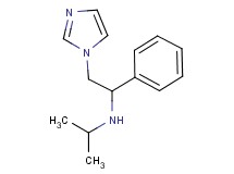 N-[2-(1H-imidazol-1-yl)-1-phenylethyl]propan-2-amine