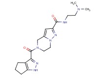 N-[2-(dimethylamino)ethyl]-5-(1,4,5,6-tetrahydrocyclopenta[c]pyrazol-3-ylcarbonyl)-4,5,6,7-tetrahydropyrazolo[1,5-a]pyrazine-2-carboxamide