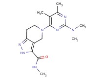 5-[2-(dimethylamino)-5,6-dimethylpyrimidin-4-yl]-N-methyl-4,5,6,7-tetrahydro-2H-pyrazolo[4,3-c]pyridine-3-carboxamide